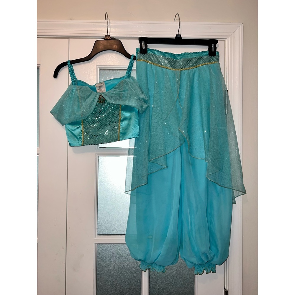 DISNEY GIRLS JASMINE PRINCESS 2-PIECE SET 👑💙✨